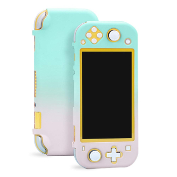 Чехол бирюзовый с розовым для Nintendo Switch Lite