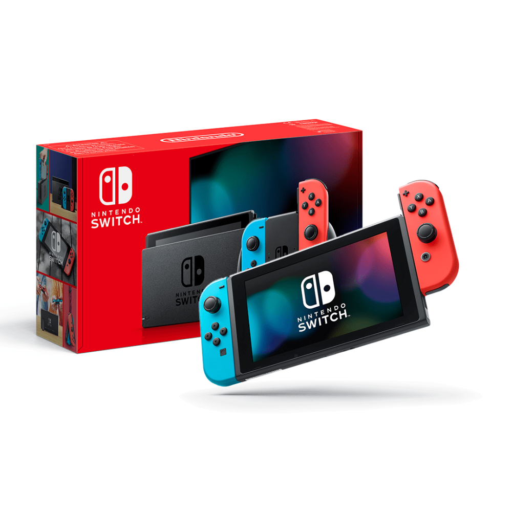 Купить Nintendo Switch Neon Blue-Red Upgraded version в Украине, Оригинальная Нинтендо Свитч с гарантией, nintendo switch купить дешево Украина