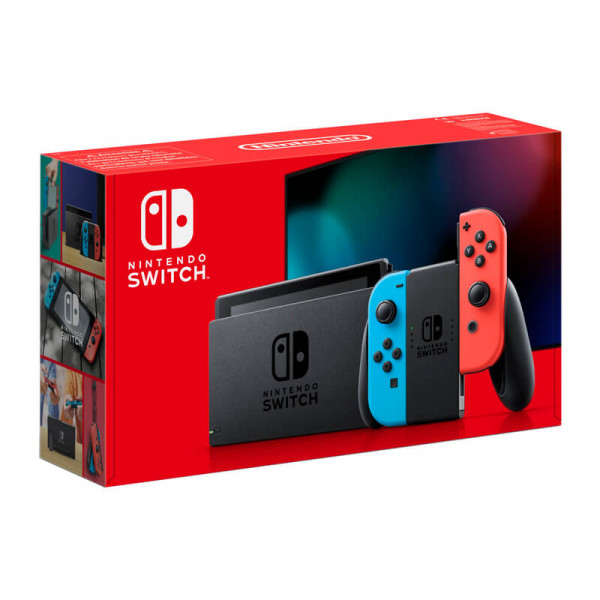 Купить Nintendo Switch Neon Blue-Red Upgraded version в Украине, Оригинальная Нинтендо Свитч с гарантией, nintendo switch купить дешево Украина