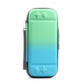 Чехол каркасный зелено-голубой для Nintendo Switch