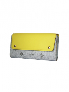 Желто-серый чехол для Nintendo Switch
