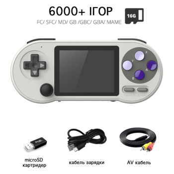 Data Frog SF2000 портативная ретро консоль 6000 игр для Nintendo Switch ...