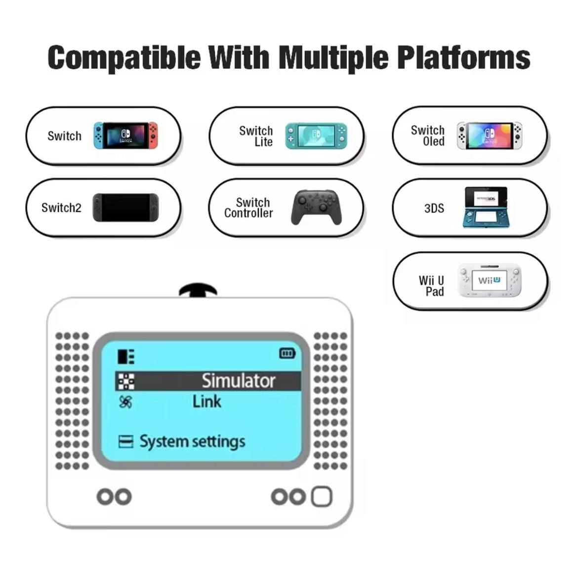 Универсальный NFC-эмулятор Amiibo позволяет быстро эмулировать NFC-фигурки для Nintendo Switch 2, Switch, Wii U и 3DS. Удобное устройство для хранения и использования большого количества Amiibo в одном компактном гаджете. Простая настройка, мгновенное считывание консолью и стабильная работа.