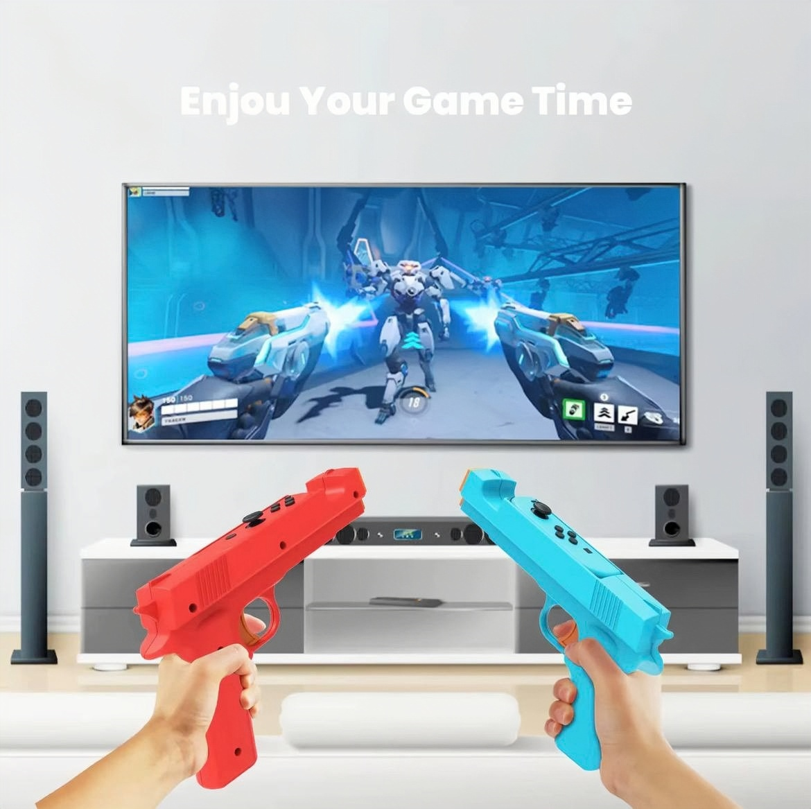 пістолет Joy-Con, тримач Joy-Con, Nintendo Switch аксесуари, Switch OLED, Switch 2, контролер Nintendo, Joy-Con grip, gun controller, аксесуари Nintendo Switch, шутери Nintendo, тримач для джойкона, ігровий аксесуар Nintendo, пістолет для Nintendo Switch, Joy-Con holder, Nintendo Switch gun grip.